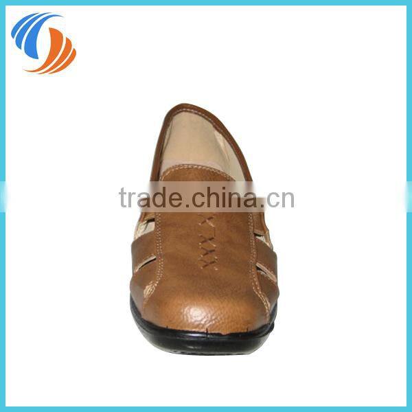 Women Tan Casual Shoes PU Leather Shoes