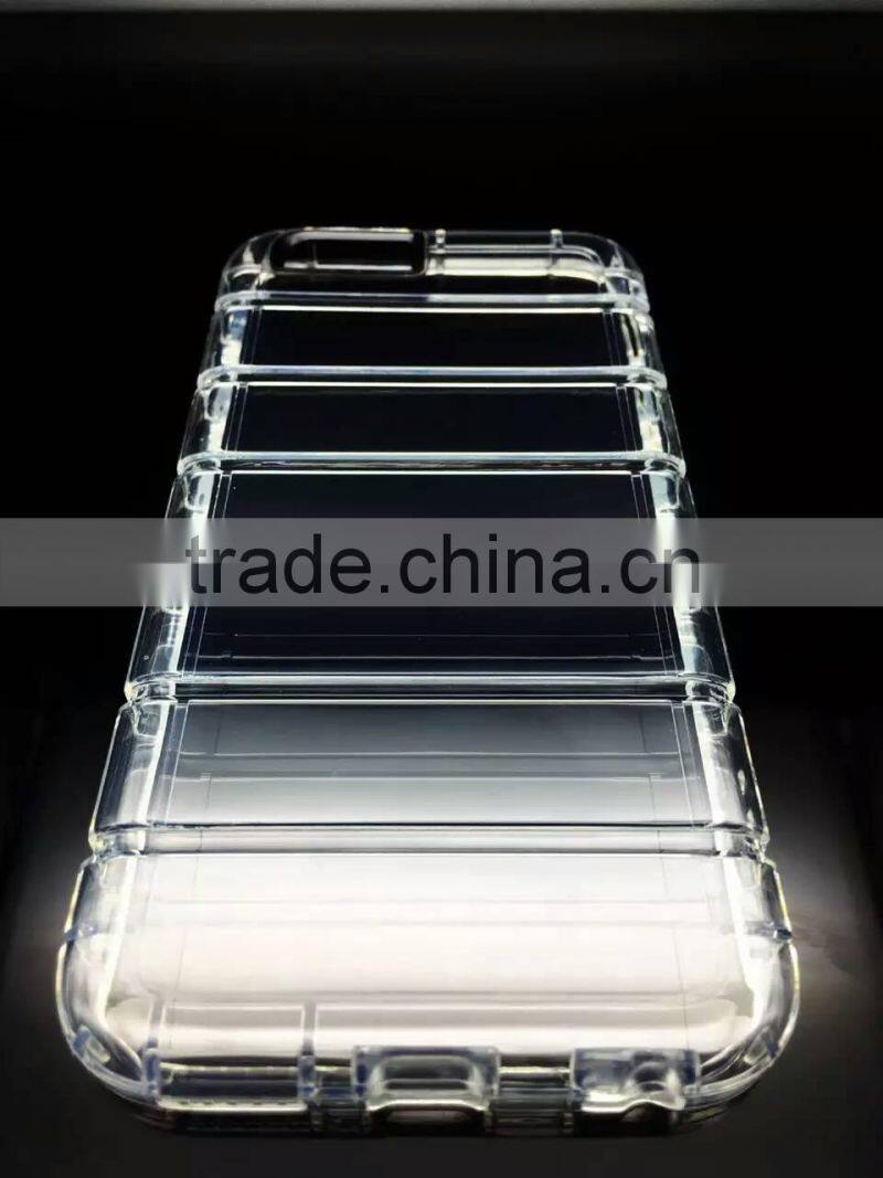 Transparent Clear Silicone Slim Gel TPU Case and Screen Protector for iPhone 6S Plus