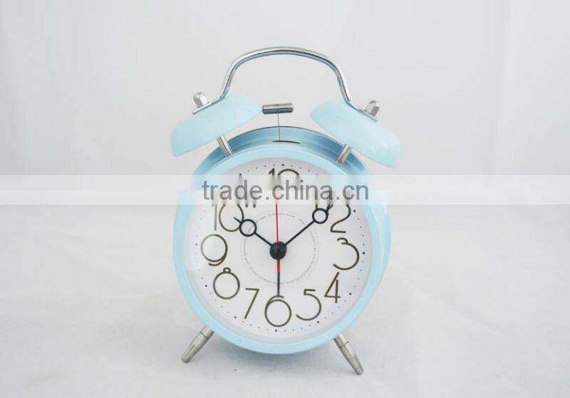 Metal twin bell digital clocks,classical alarm clocks,wind up alarm clock for promotional