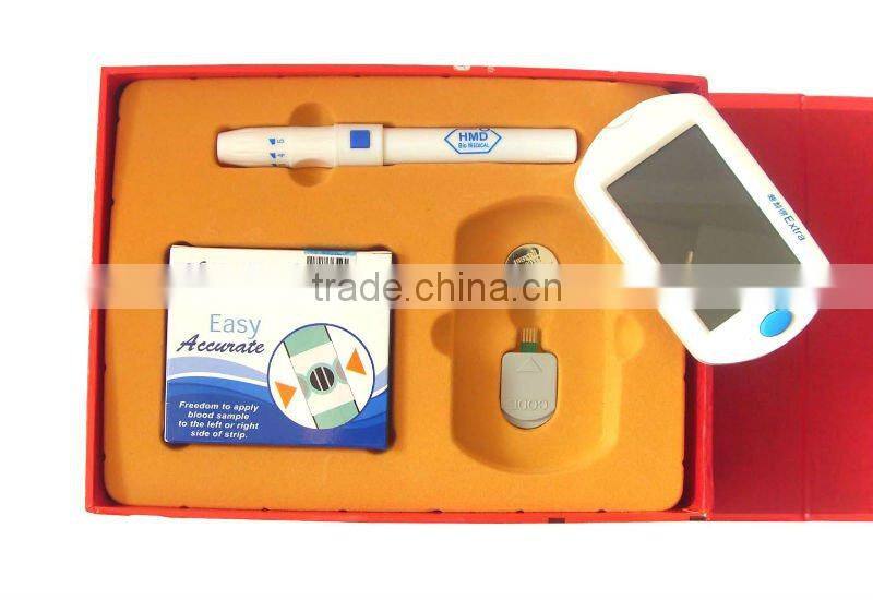 Large screen one key operation new blood glucose meter Extra FDA certificate blood sugar monitor