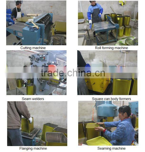 Small Square Oil Can Making Production Line/Can Making Machine