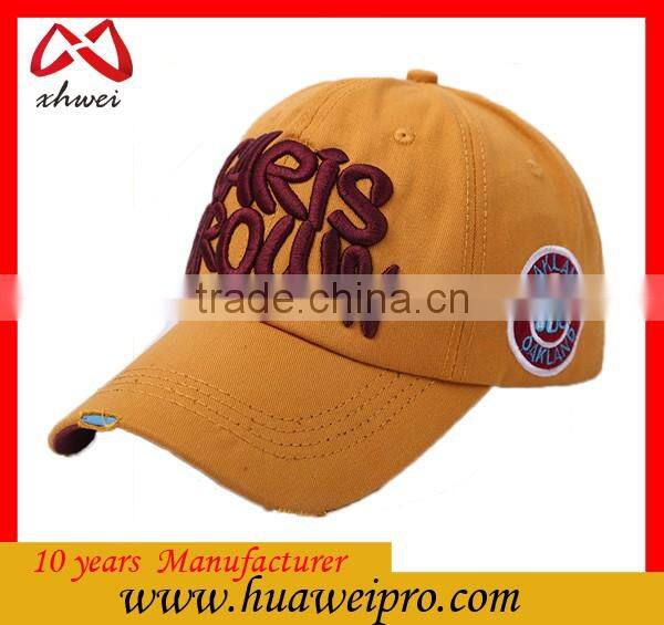 100% Cotton Twill Sport Hats Professional Custom Golf Cap Man Woman