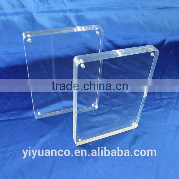 Acrylic Magnetic Curved Sandwich Frame acrylic sandwich photo frame curved acrylic photo frame