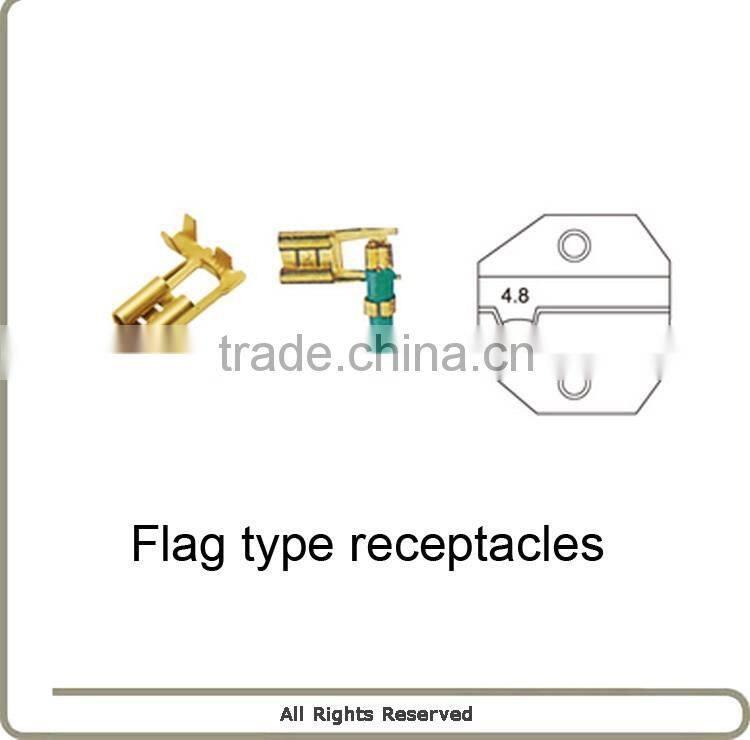HS-05FL crimping flag type receptacles ratchet crimping pliers hand tools