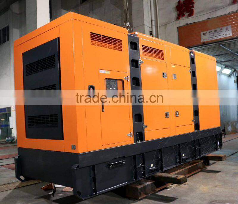 china silent type generator 500kw diesel generator