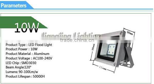 chinese wholesale price IP65 aluminum10w outdoor led flood light