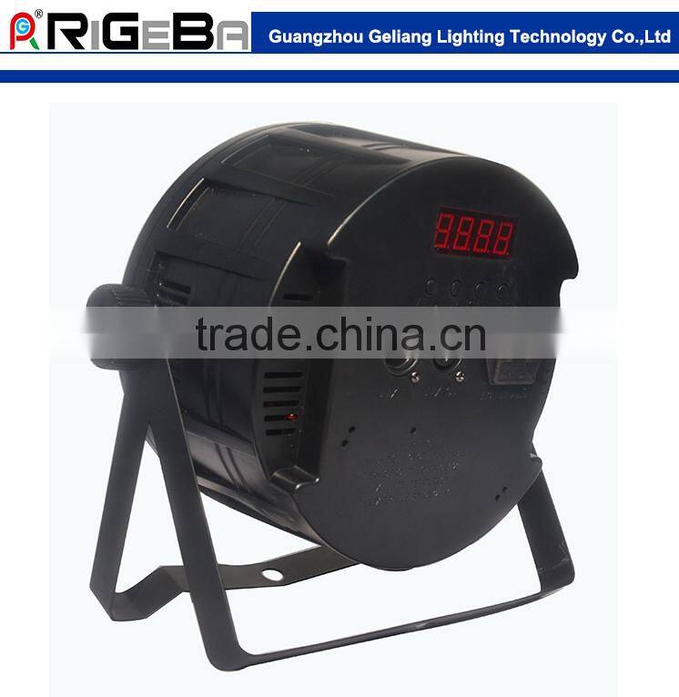 New LED Par64 cheap portable 54*1w rgbw dmx stage mini flat led par light