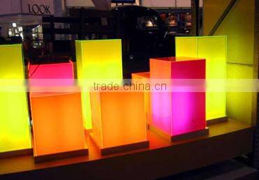 plexiglass showcase plexiglass candle holder