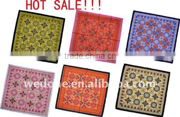 custom printing twill silk scarves