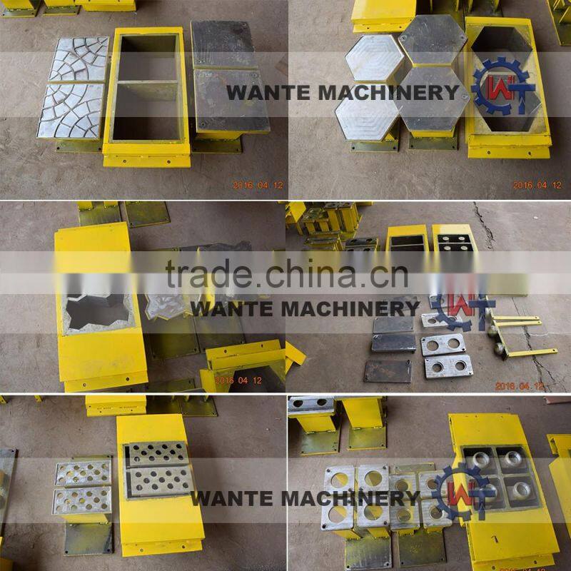 WANTE MACHINERY WT2-10 high pressure auto clay interlocking block machine