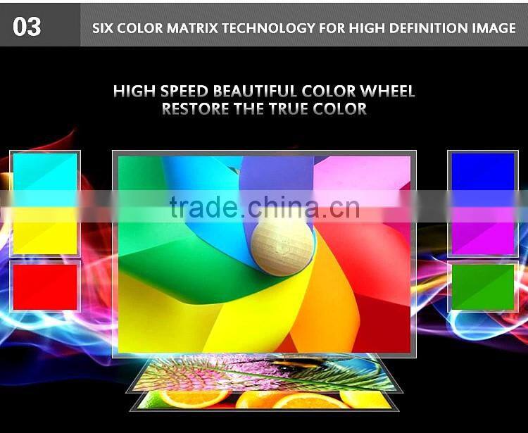 2015 New arrival video projector full hd 3d led projector support 1080P for Home Use Eaducation Meeting Tablet
