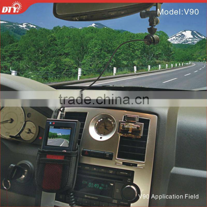 hd portable car dvr camcorder, V90