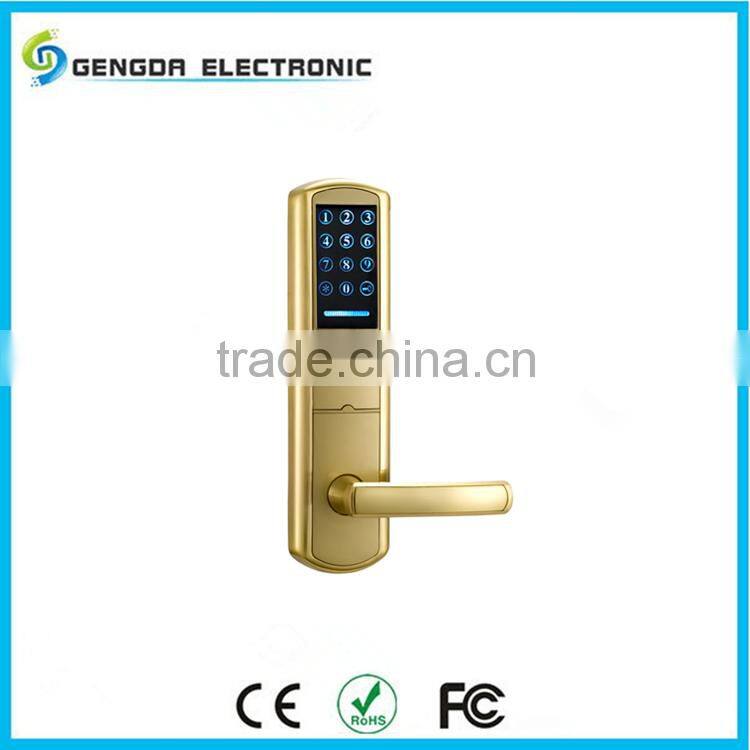 remote control and password computer controlled door lock