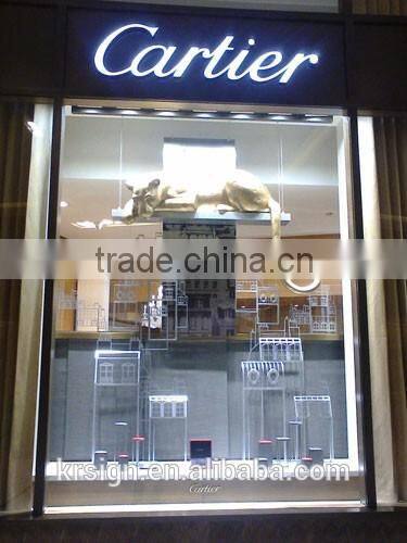 Advertising Display Backlit LED letter sign outdoor wall lights