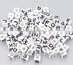 Lucite,Acrylic, Plastic Loose Beads Material alphabet,acrylic alphabet beads