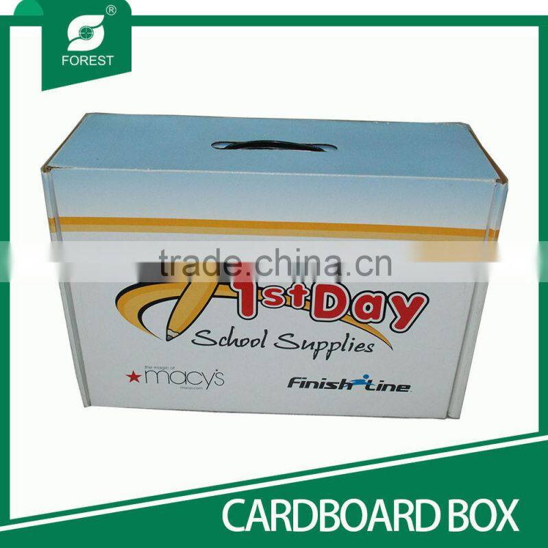 CARDBOARD PACKING BOX FOR SCHOOL SUPPLIES DELI PACKING BOX