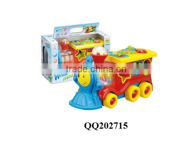 Lovely baby B/O building block train