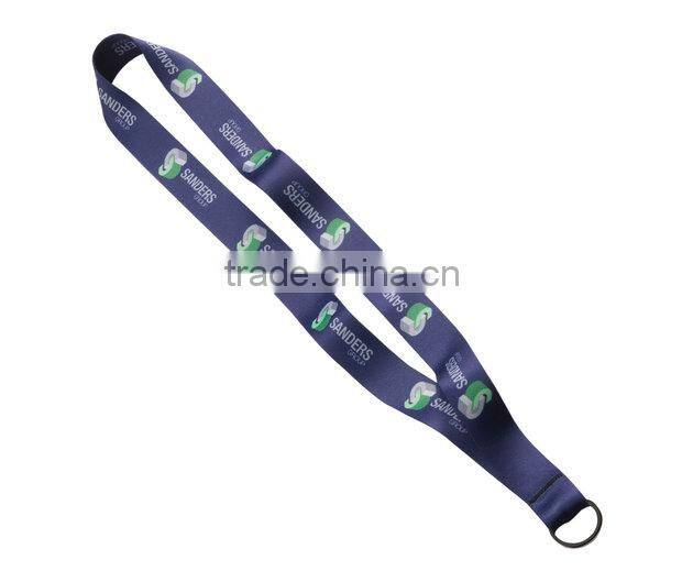 1" Recycled Dye Sublimated Waffle Weave Lanyard
