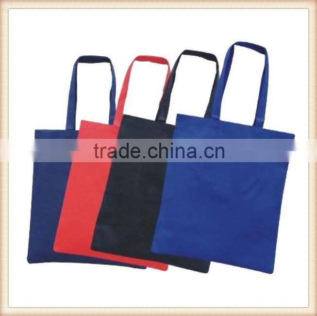 Reusable 600D polyester Shopping tote Bag with front zipper pocket