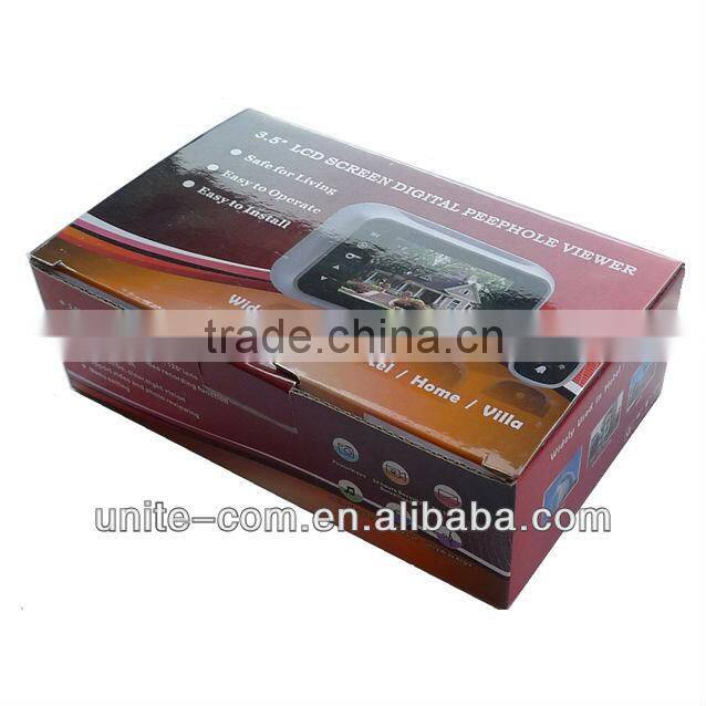 Digital electronic door eye viewer 3.5 inch, Luxury, Clear image&Wide angle, Easy change battery, Digital Door Viewer
