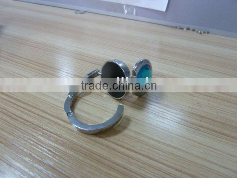 crystal Purse hook with mirror for promotional