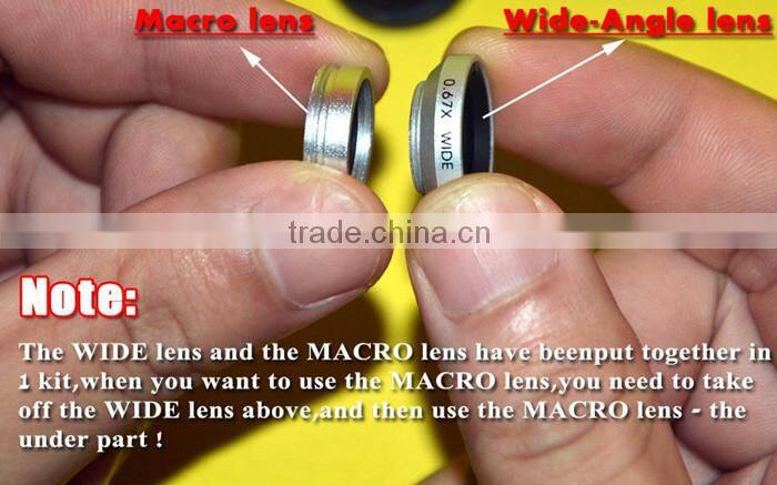 3 in 1 Universal Camera Lens,Fisheye Lens For Samsung S4