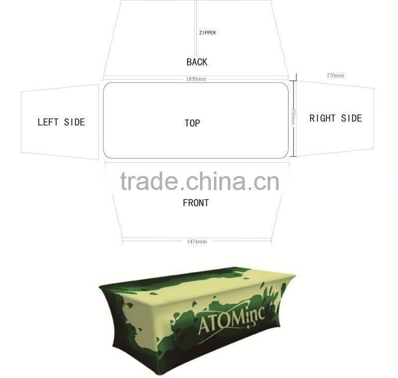 custom free design restaurant table cloth