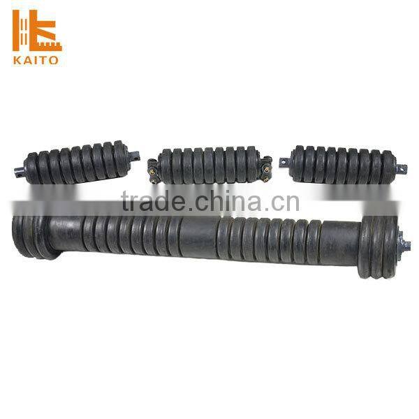 Rubber conveyor belt roller for milling machine