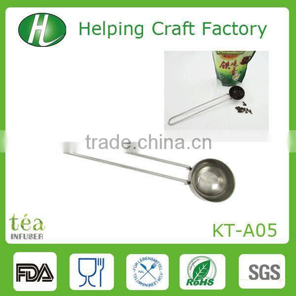 stainless steel tea scoop