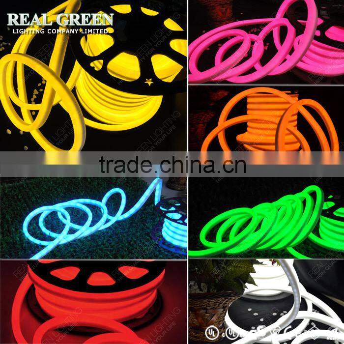 Hot Sales 14*26mm Milky Cover 80leds/m Red/White/Blue/Green 12v/24v/110v/220v LED Decoration Christmas Light Flex Neon Light