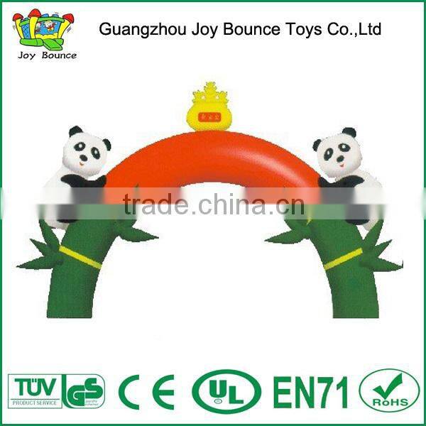 double panda entrance inflatable arch,inflatable tree arch