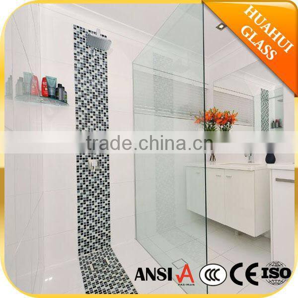 design clear glass wet room shower door