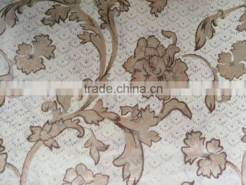 Make-to-order type 100% polyester tricot printed fabric for mattress