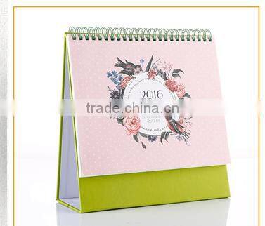 2016 factory supply custom desktop calendar