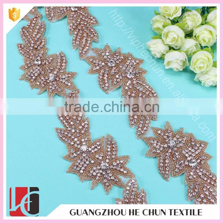 HC4761-1 Hechun Fashion Rhinestone Ribbon Trim for Wedding Dress