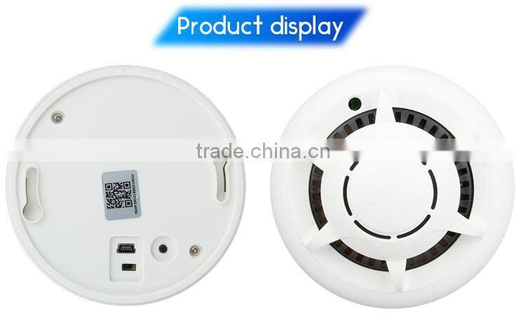 Vitevision well concealed Smoke alarm detector design wifi wireless wall Hidden camera