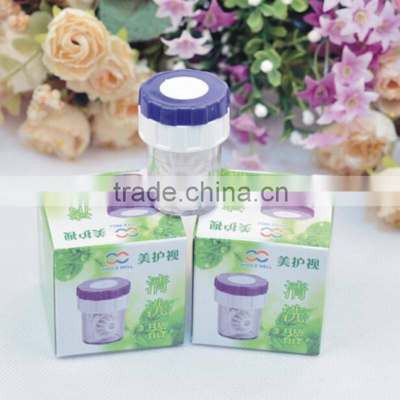 Sample contact lens cleaner,contact lenses cleaner manual cup style lenses machines