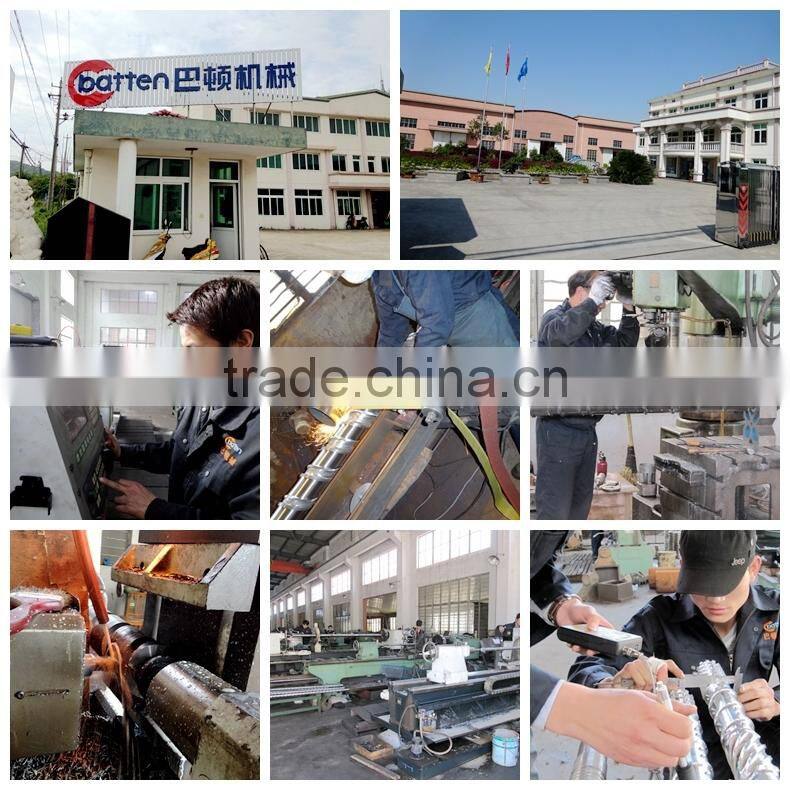 50/103 Bimetallic Conical Twin Screw Barrel for plastic extruder