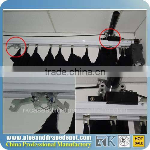 Aluminum motorized stage curtains track