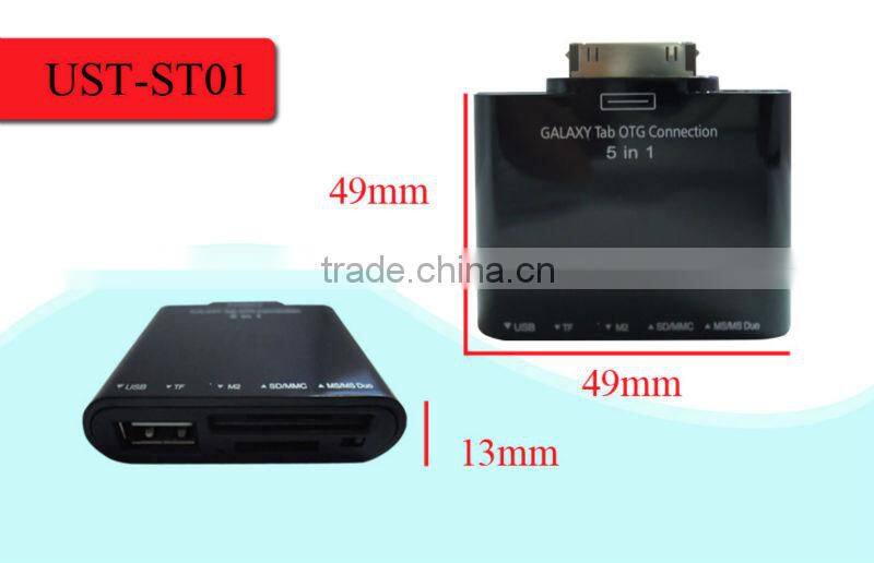 Connection Kit 5 in1 Memory Smart Card Reader for Samsung Galaxy Tab with low price