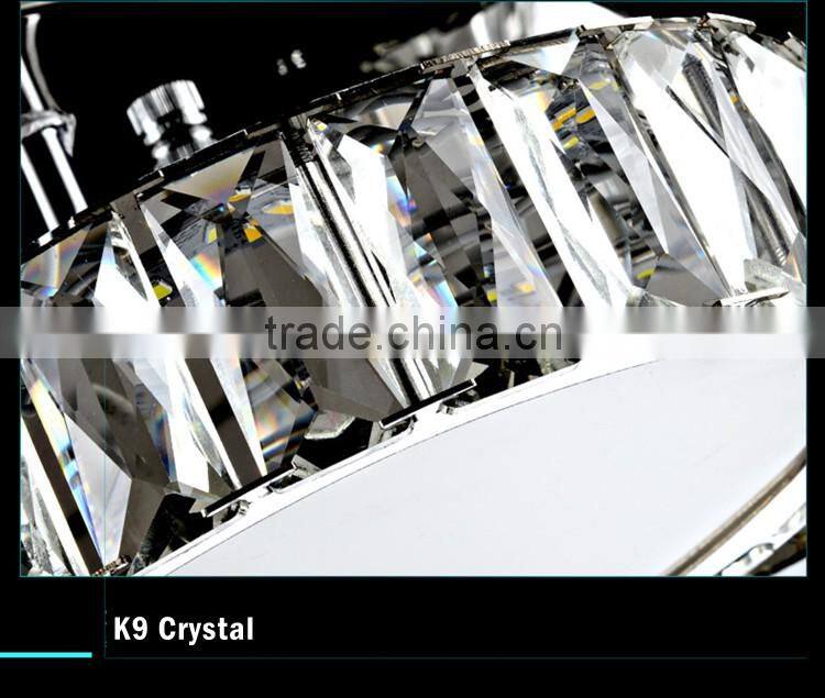 High Brightness SMD5730 Flower Ceiling Light K9 Crystal Decorative Ceiling Lamp