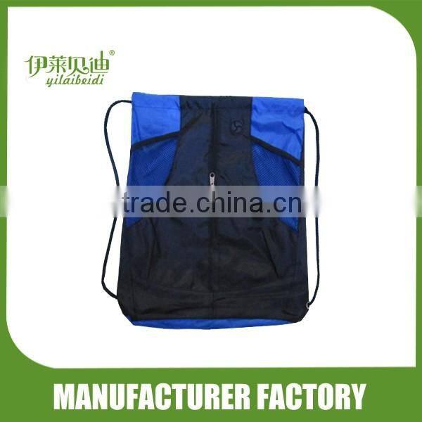 Folding drawstring bag