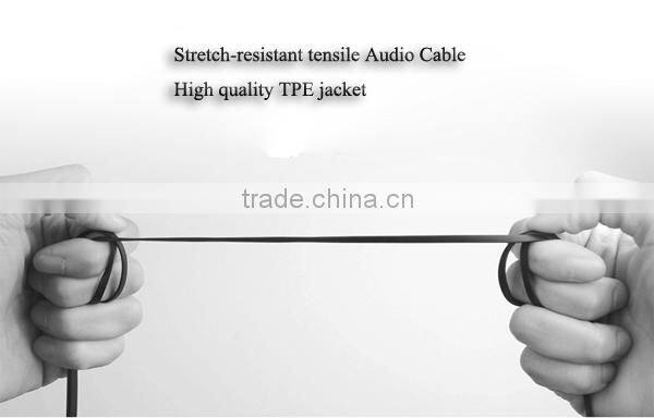 OEM logo 0.5m audio cable 3.5mm aux jack