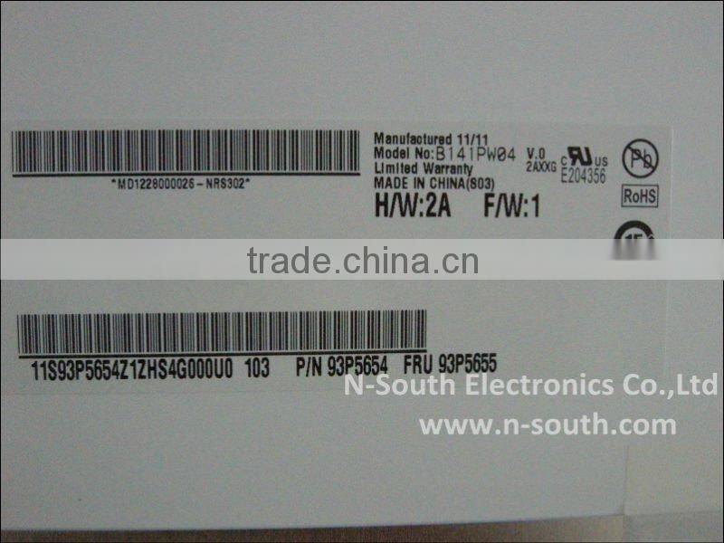 B141PW01 B141PW04 1440*900 brand new Grade A+ laptop LCD screen