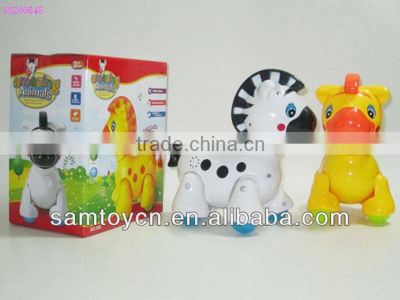 Walking cartoon elephant music dancing light toy for kids