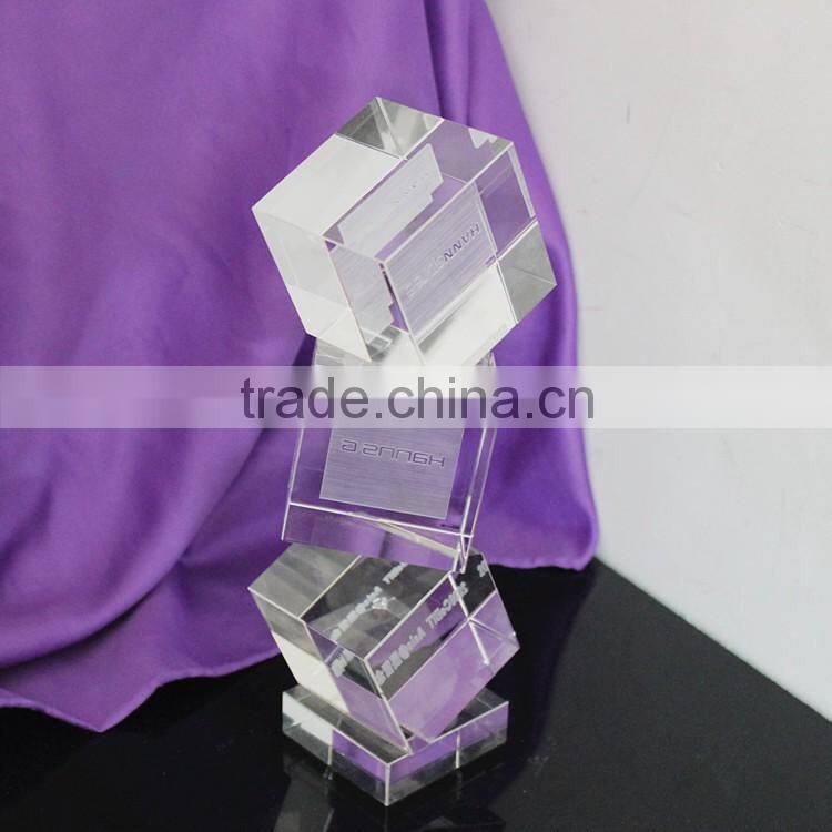 2016 wholesale crystal laser 3d china pictures trophies