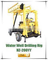 Portable truck mounted water well drilling rig easy to move