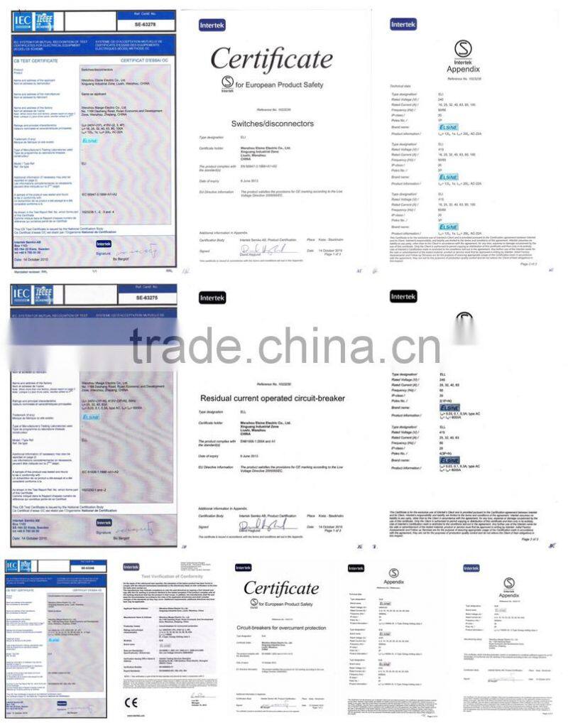 10KA 2P 40A FL7-40 Electronic type RCBO Residual Current Operated Circuit Breakers with intergal Overcurrent Protection