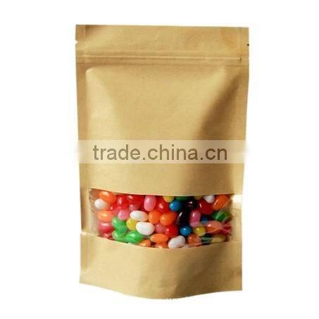 2014 safe kraft paper food bag with opening window