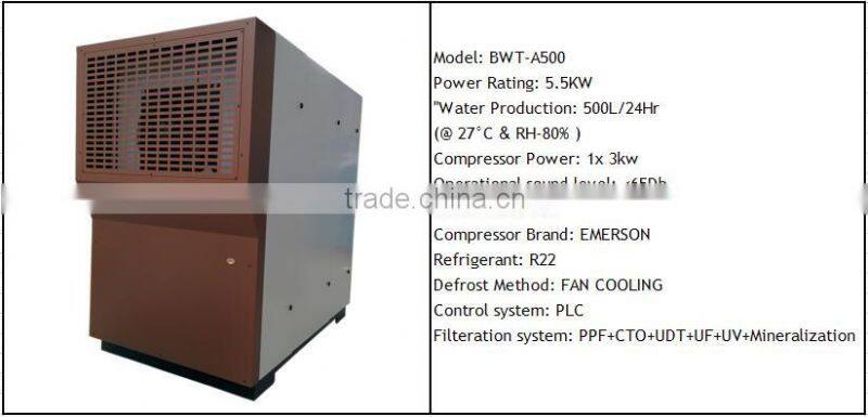 Professional Air Water Generator with Charming Appearance
